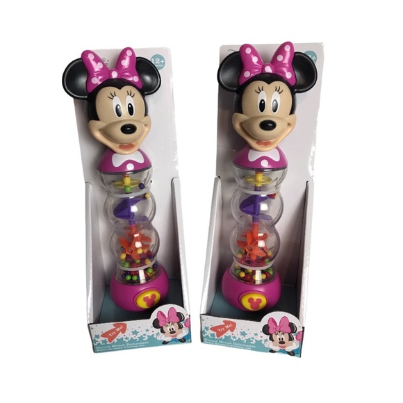 Disney Other - Disney Baby Minnie Mouse Light Up Rainmaker Toy